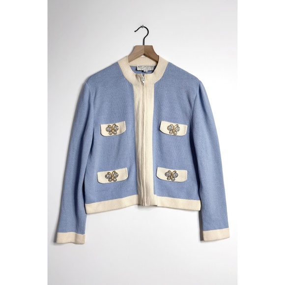 ST. JOHN Vintage Butterfly Cardigan - Picture 1 of 8